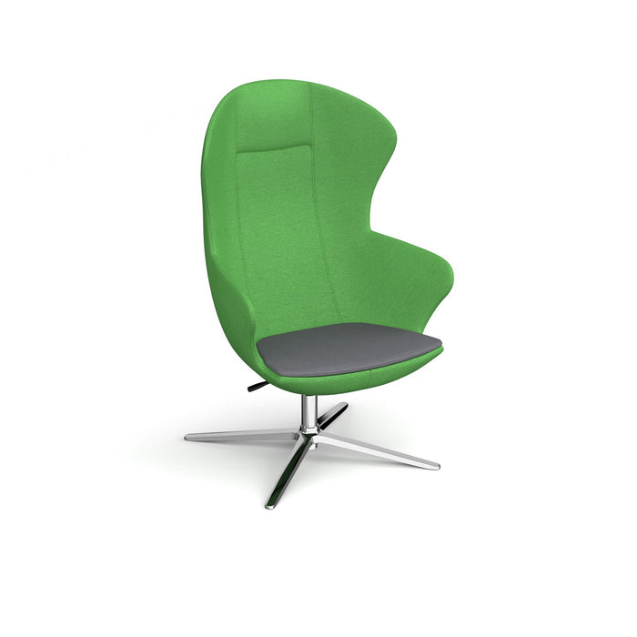 Figaro High Back Armchair - Chrome Star Base