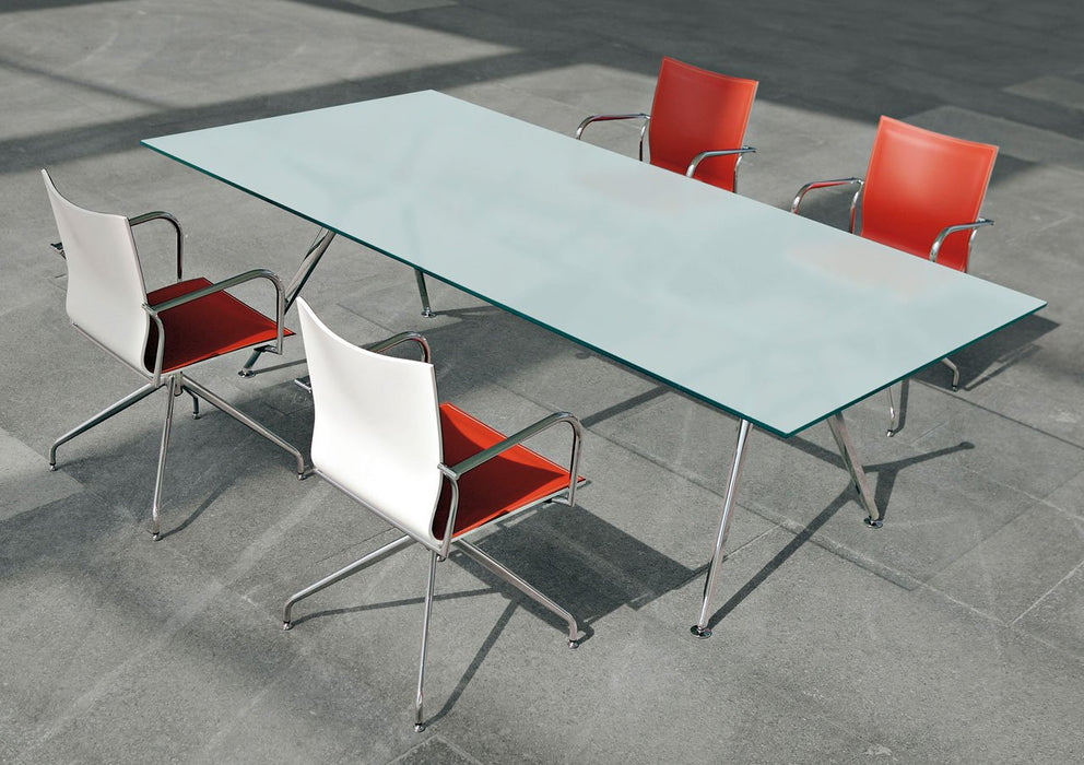 Arkitek Frosted Glass Meeting Table