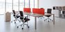 Prisma 4 Person Bench Desk
