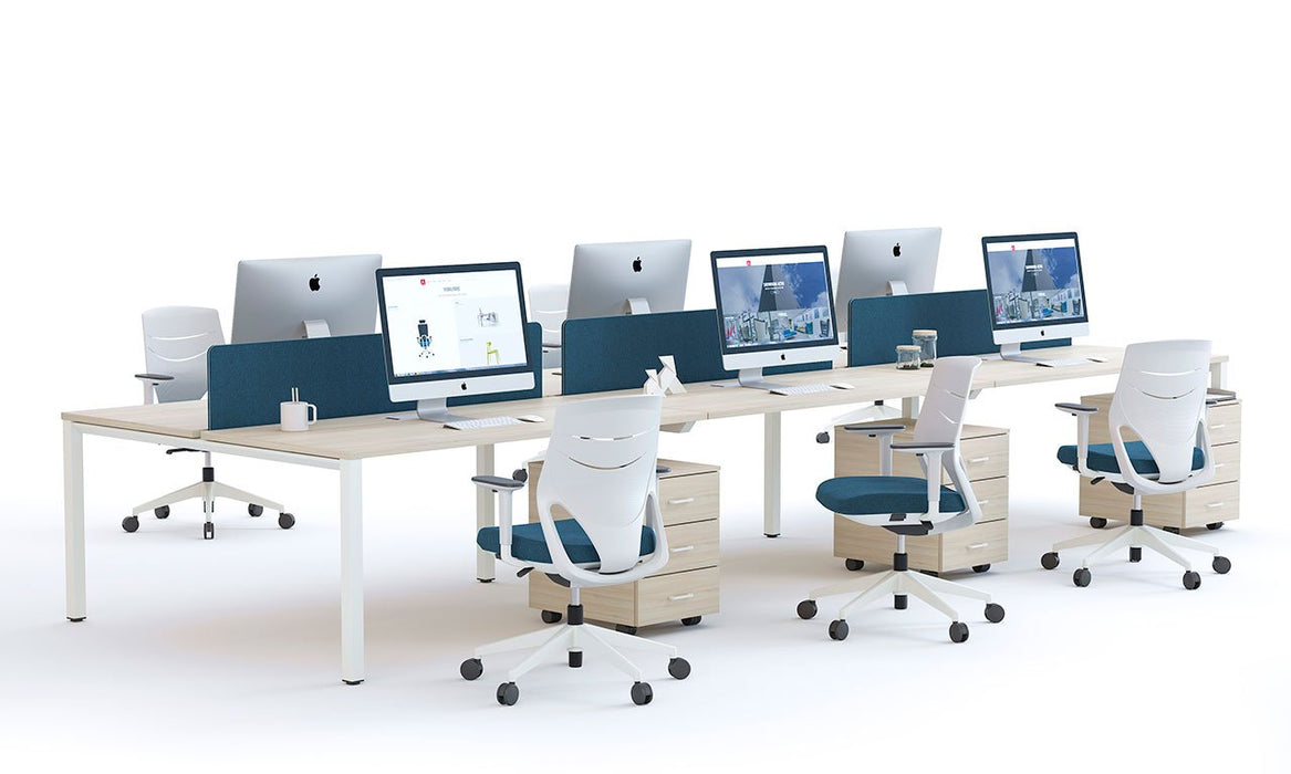 Vital 4 Person Bench Desk