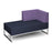 Nera Modular Soft Seating Double Bench With Left Back and Arm
