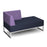 Nera Modular Soft Seating Double Bench Right Back and Arm