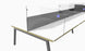 Clear Glass Desktop Screens - Express Delivery