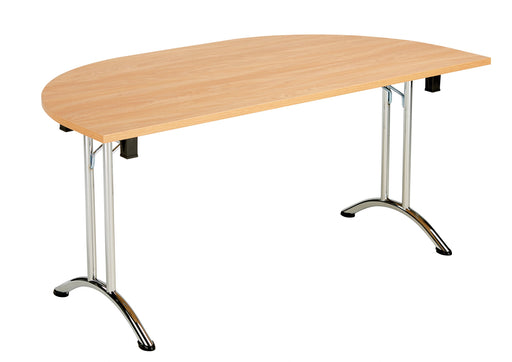 One Union Folding Meeting Table D End