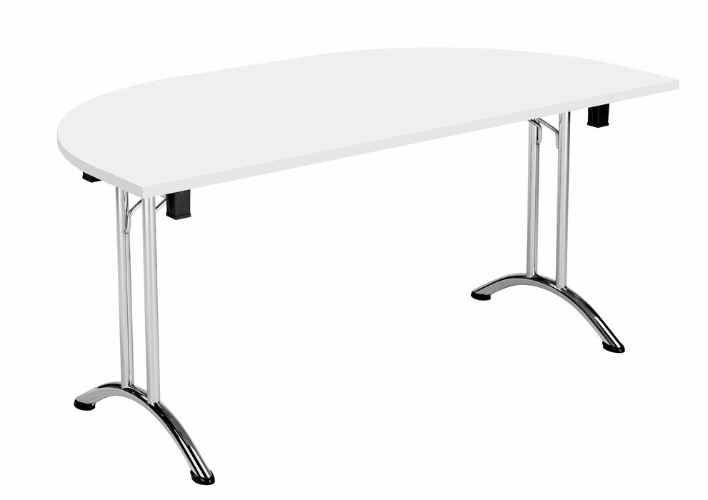 One Union Folding Meeting Table D End